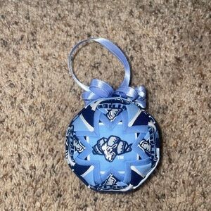 Handmade Cloth UNC Christmas Ornament